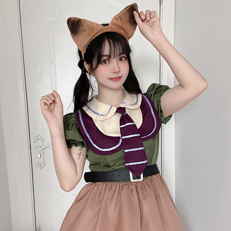 Bộ Trang Phục Hóa Trang Zootopia Judy Nick Nhân Dịp Halloween / Sinh Nhật / Giáng Sinh