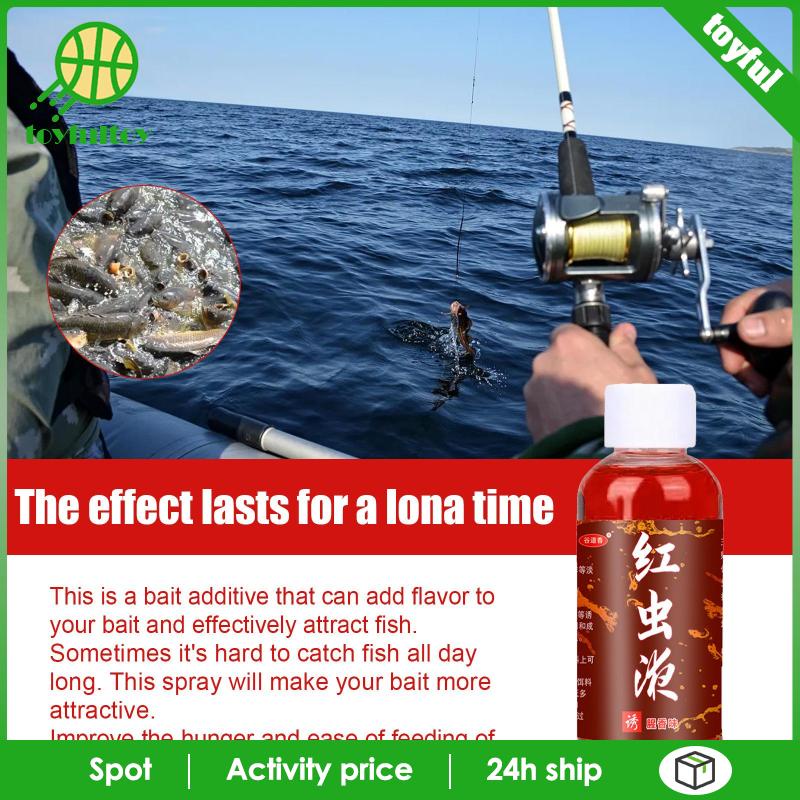 Đồ Chơi Hình Sâu Bướm Đỏ Đậm Đặc Có Hương Thơm Cho Mèo / Cá / Trout Crucian