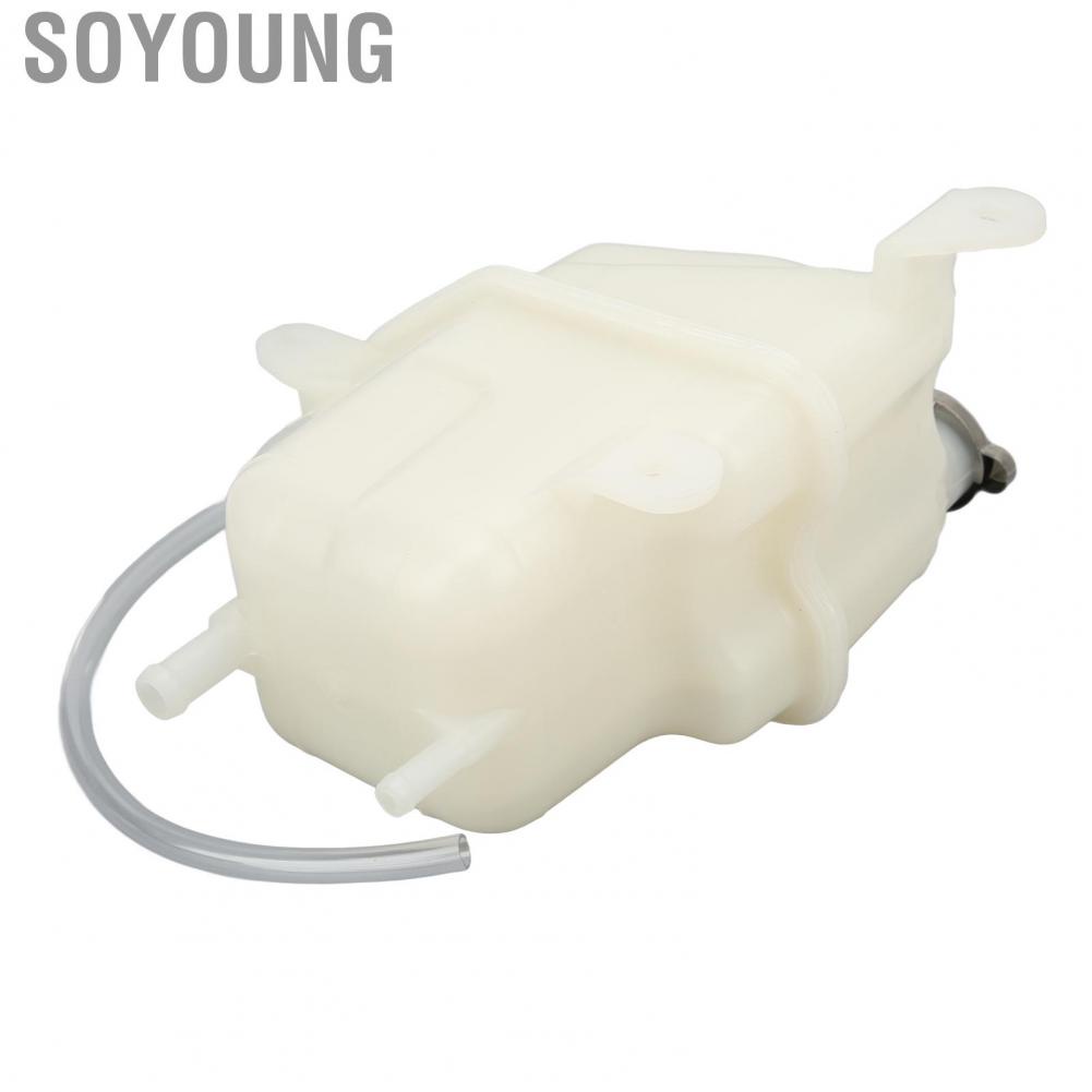 Soyoung Radiator Expansion Tank  Clear Scale Coolant Expansion Tank MB924891 Seamless Fit ABS  for Car