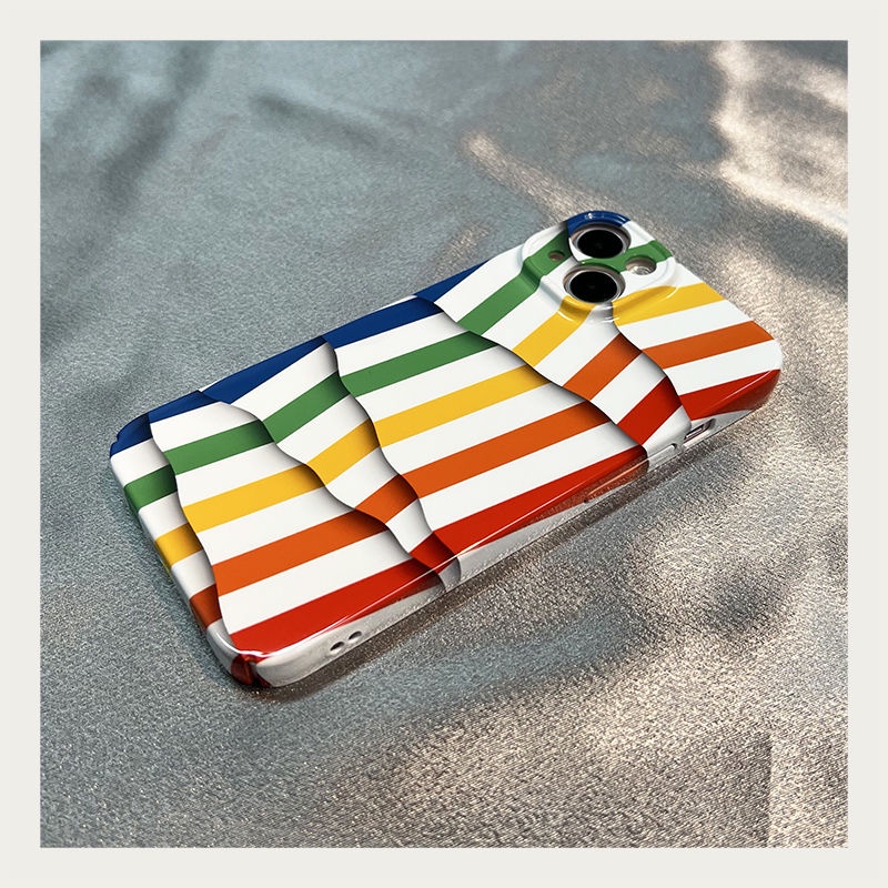 Ốp Điện Thoại Chống Sốc Họa Tiết Kẻ Sọc 1312 11 78 14Promax 3HF7