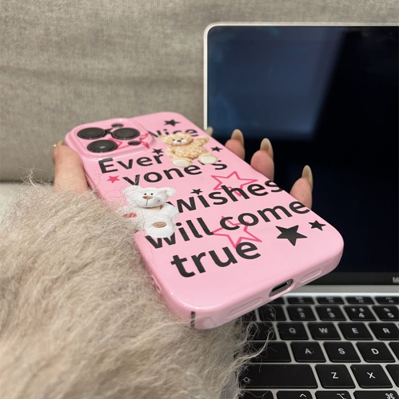 Ultra Ốp Điện Thoại Cứng / Mỏng In Hình Chú Gấu Muppet Màu Hồng Cho Iphone 11 1378P 14pro R1P7