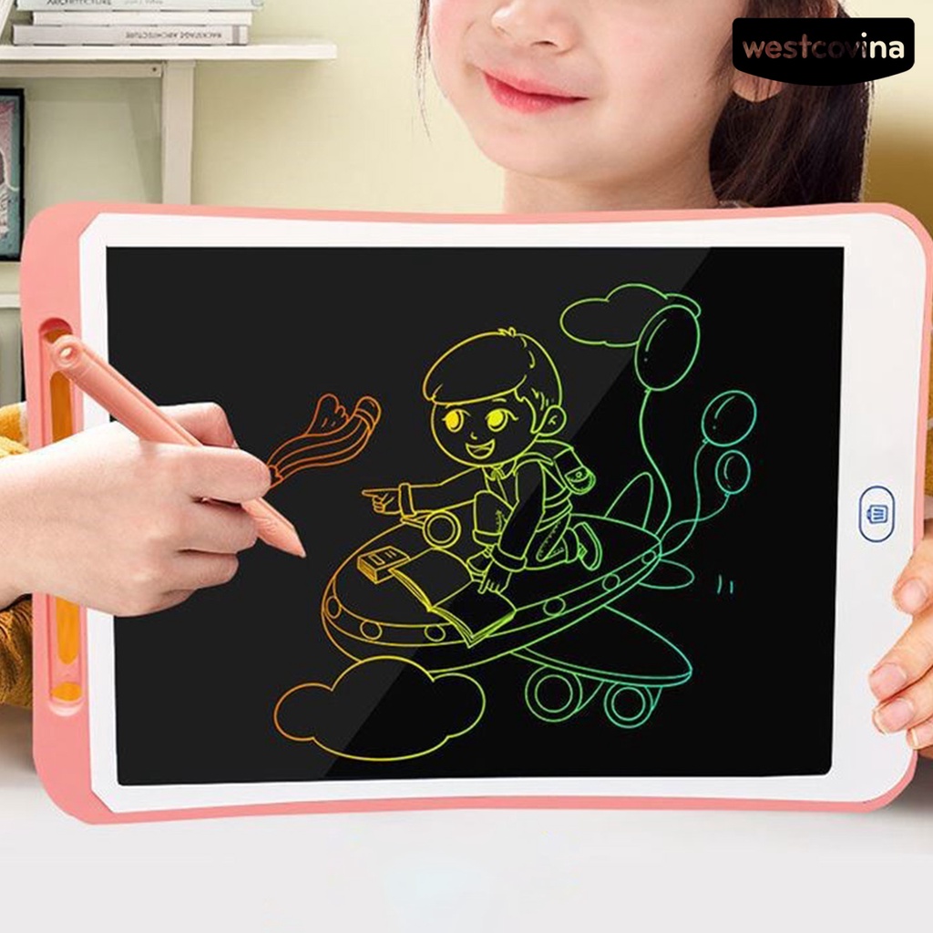 [COD]♪1 Bộ Bảng Viết Màn Hình LCD 4.4Inch / 6.5Inch / 8.5Inch Bằng Nhựa Chống Thấm Nước Đa Năng