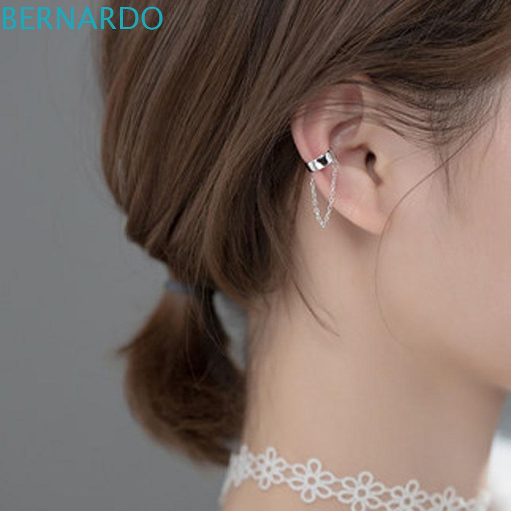 Kẹp Sụn Màu Berrdo Hàn Quốc Cho Nữ|Khuyên Kẹp Vành Tai Bằng Hợp Kim Đính Khối Lập Phương Nhỏ Màu Sắc Sang