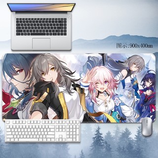 Honkai:Star Rail Mouse Pad Seele Table Pad Bronya computer pad anime custom student gaming keyboard pad animation ACGN large rubber soft pad