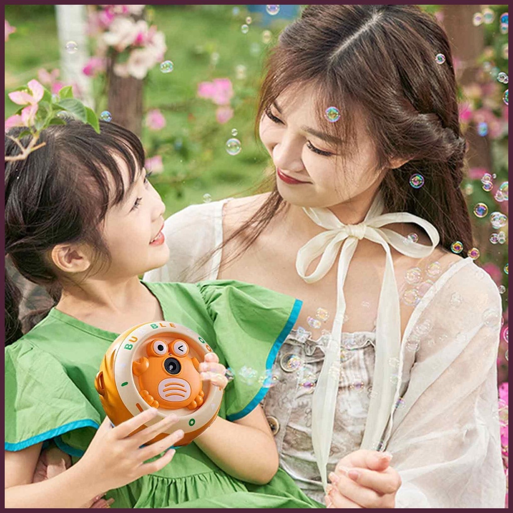 Đồ Chơi Thổi Bong Bóng Tự Động Hình Cua Chống Rò Rỉ