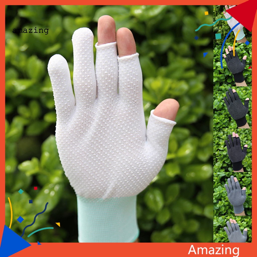 1 Đôi Găng Tay Chống Trượt Chống Mồ Hôi Màu Sắc Trơn Dùng Khi Đạp Xe