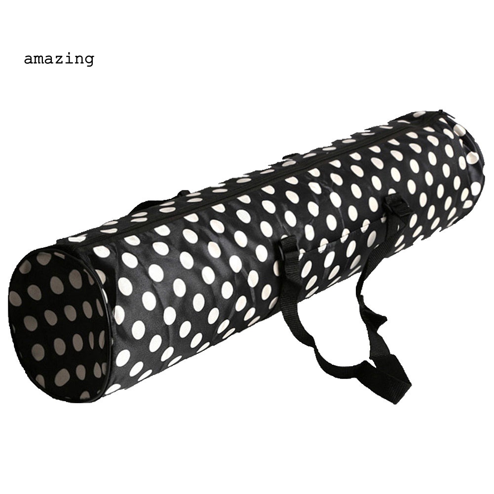 Túi Đeo Vai Đựng Thảm Tập Yoga / Gym Họa Tiết Chấm Bi Chống Thấm Nước