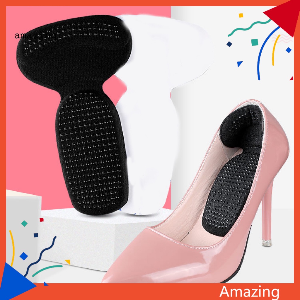 1 Cặp Miếng Lót Giày Cao Gót Polyester Brioche Bảo Vệ Chân Khi Đi Mua Sắm