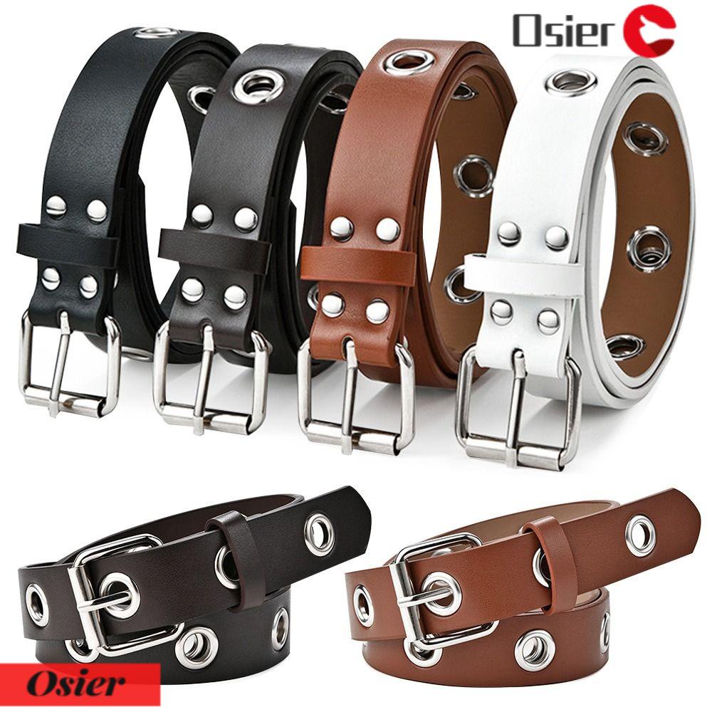 Thắt Lưng Da Đính Đinh Tán Phong Cách Gothic Thời Trang Sang Trọng OSIER1