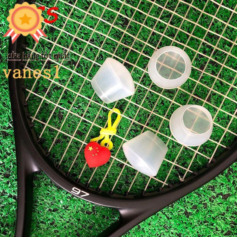 Vanes1 Nắp Nguồn Bằng Silicon Màu Trắng Trong Suốt Cho Người Chơi Thể Thao Racquet