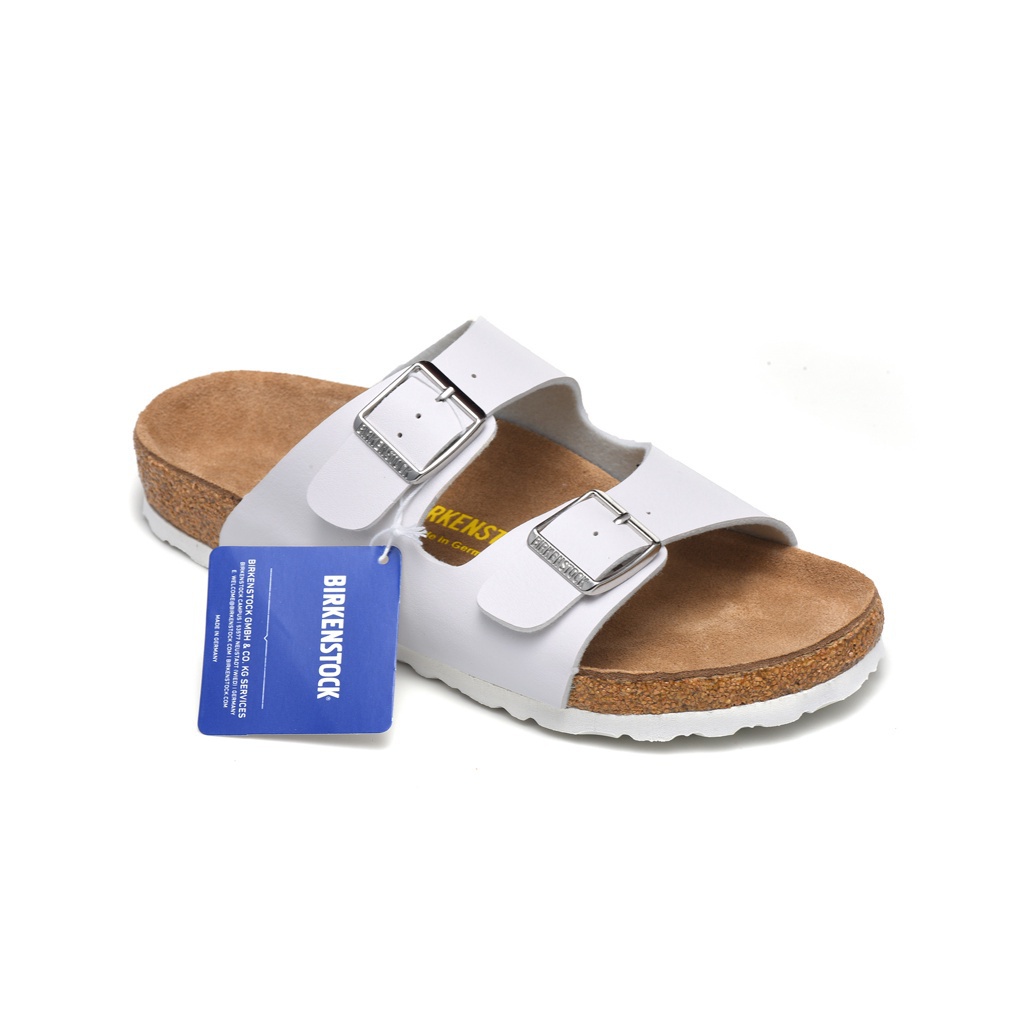 Giày sandal Birkenstock Chất Liệu Da Thoáng Khí Chống Trượt Thời Trang Cho Nam Và Nữ