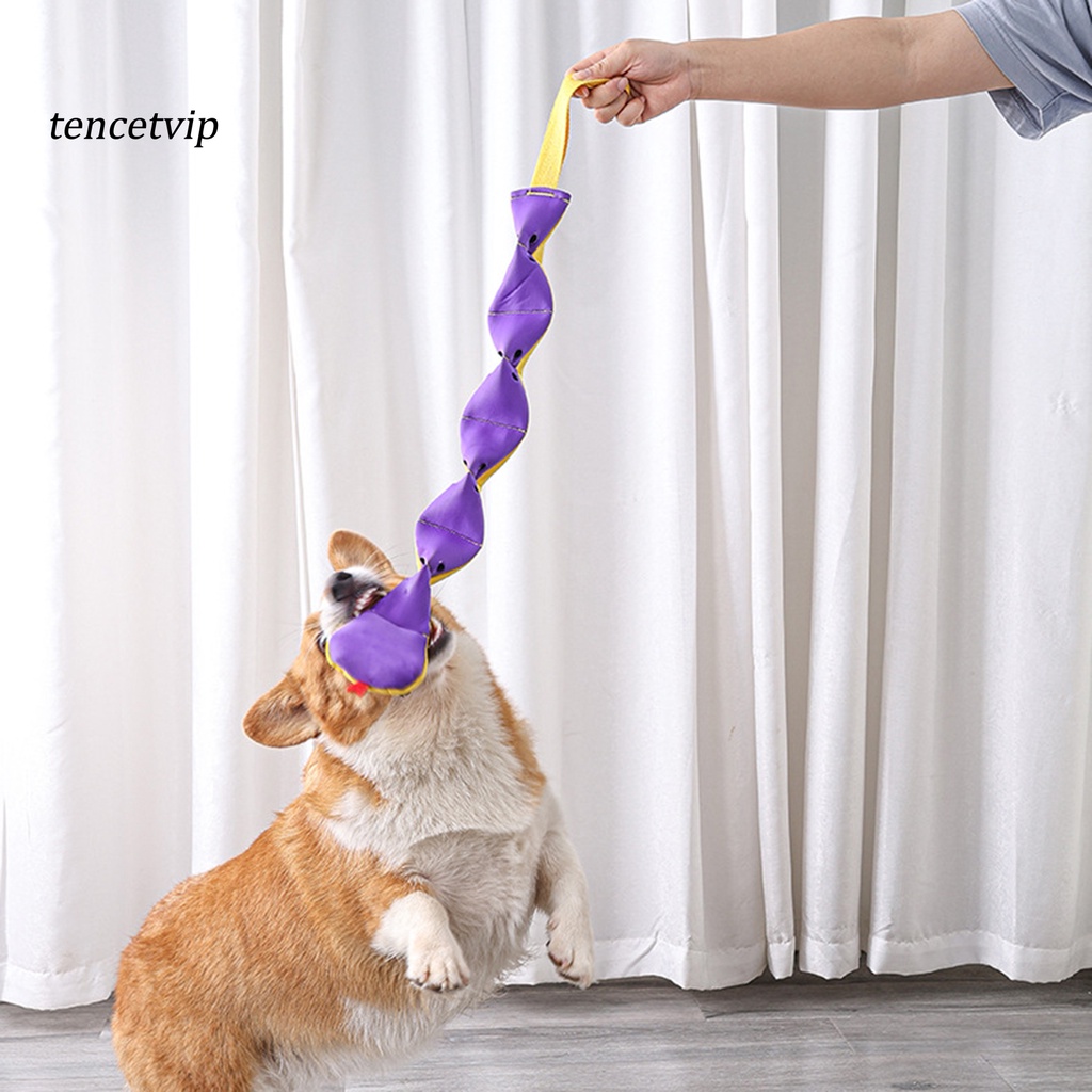 Đồ Chơi Âm Thanh Hình Rắn Hoạt Hình Nhiều Lỗ Chống Rò Rỉ Cho Thú Cưng