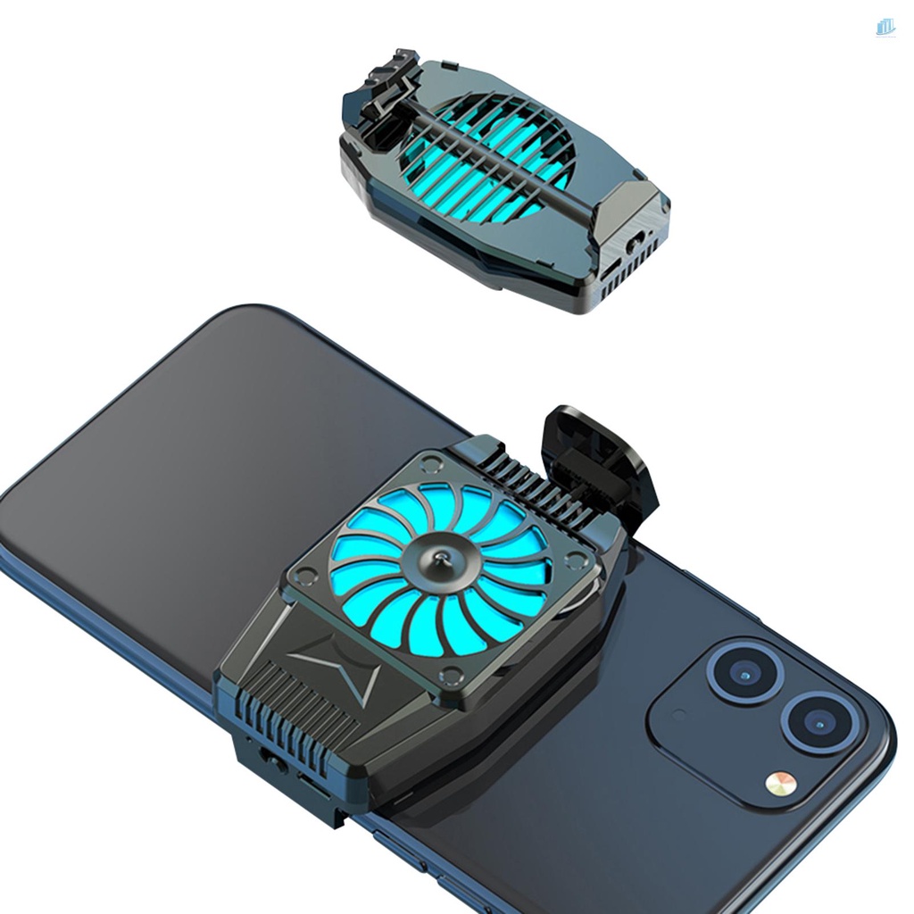 Quạt Tản Nhiệt 9 Cánh Không Ồn Cho Điện Thoại 4-6.7 Inches