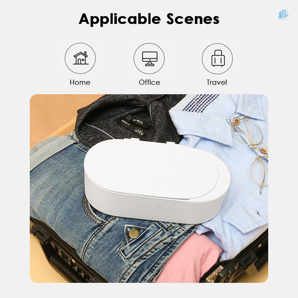 Máy Siêu Âm Mini 400ml Làm Sạch Trang Sức / Đồng Hồ / Nhẫn / Dây Chuyền Tiện Dụng