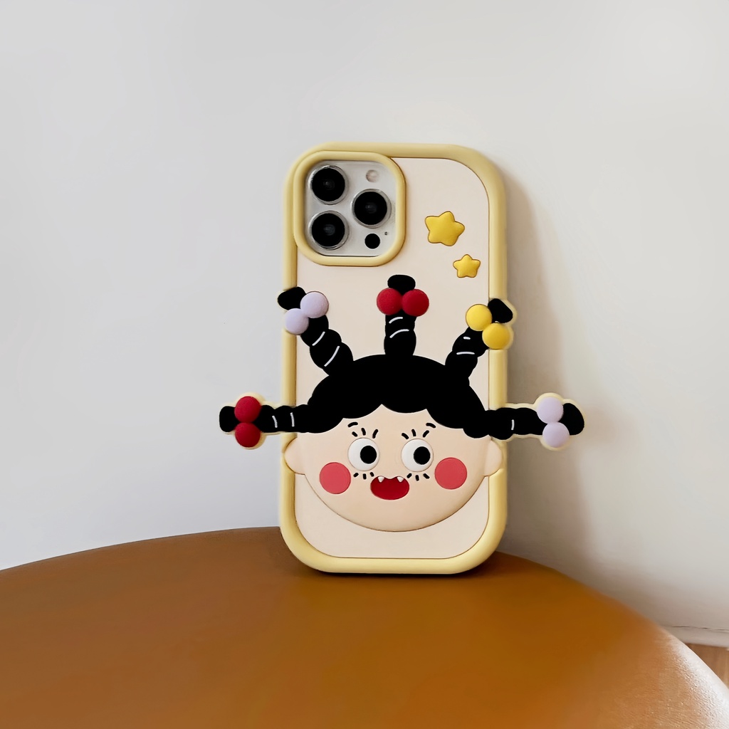 Ốp Điện Thoại Silicon Mềm Chống Sốc In Hình Cô Gái Hoạt Hình Dễ Thương Cho iPhone 14 14PRO max 13 12PRO max 13pro max 11