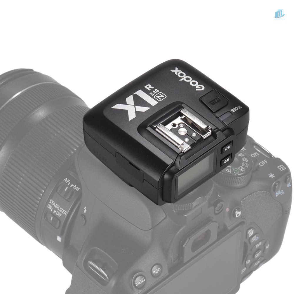 GODOX Thiết Bị Kích Hoạt Đèn Flash Không Dây X1R-N TTL 2.4G Cho Máy Ảnh DSLR X1N