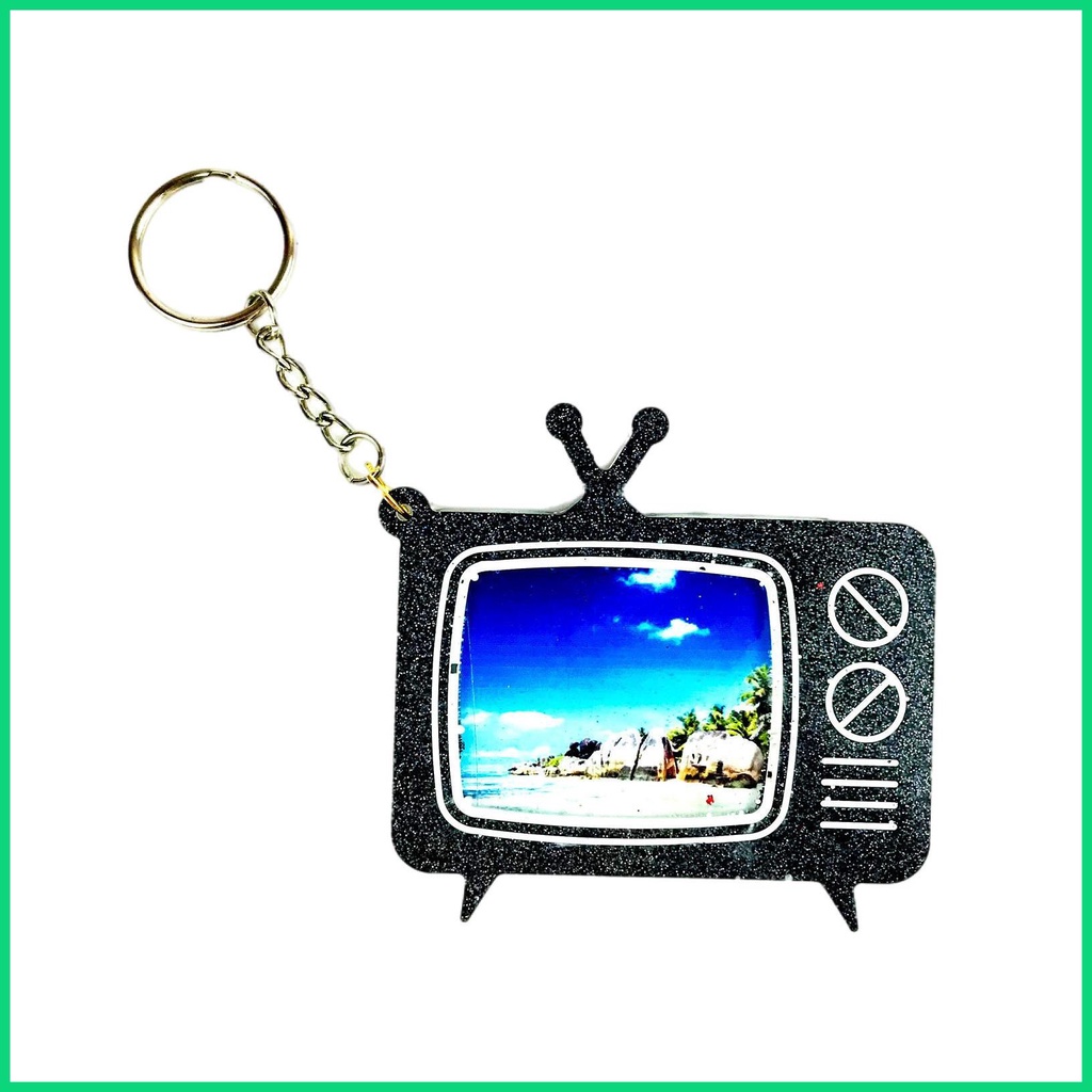 Khuôn Silicone Làm Móc Khóa / Mặt Dây Chuyền Thủ Công DIY Hình TV Mini