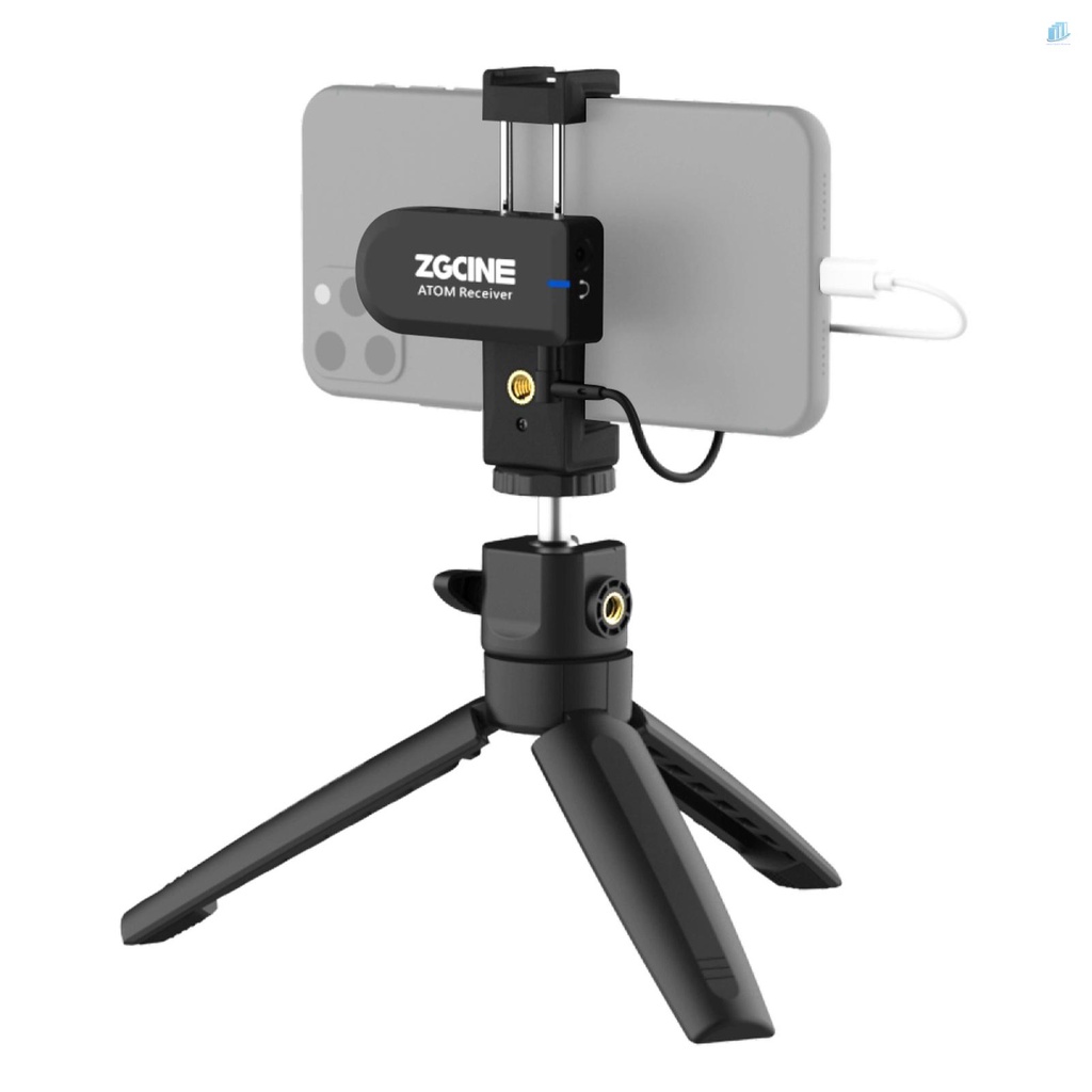 Bộ Micro Không Dây ZGCINE ATOM 2.4G Có Thể Sạc Lại Được