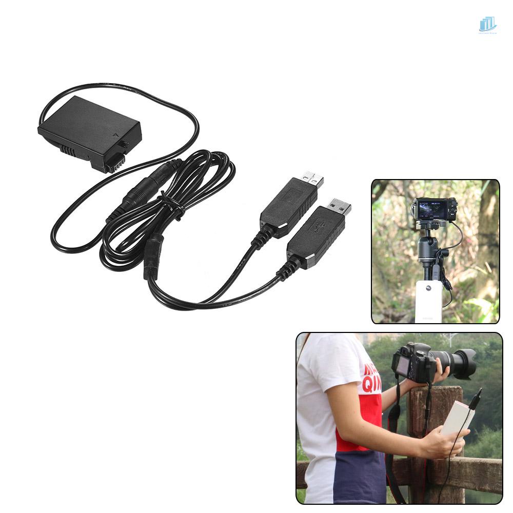 Bộ Sạc Pin Andoer LP-E8 DC USB Chuyên Dụng Cho Rebel T3i T2i T4i T5i EOS 600D 550D 650D 700D Kiss X5 X4 X6