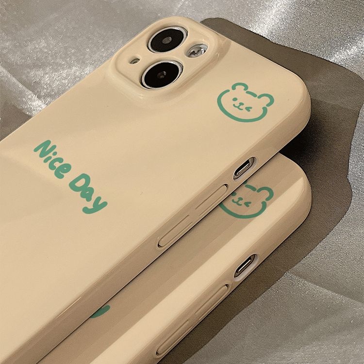 Ốp Điện Thoại Cứng Họa Tiết Hoạt Hình Chú Gấu Dễ Thương Cho iphone14promax 2VBH 1113 12P