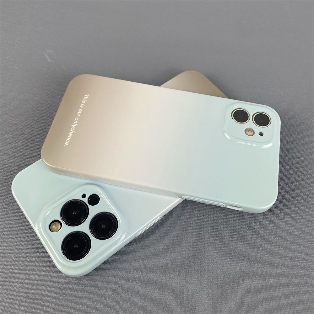 Ốp Điện Thoại Cứng Màu Gradient Thời Trang Cho Iphone xr 14Pro 13Pro1211 xsmax