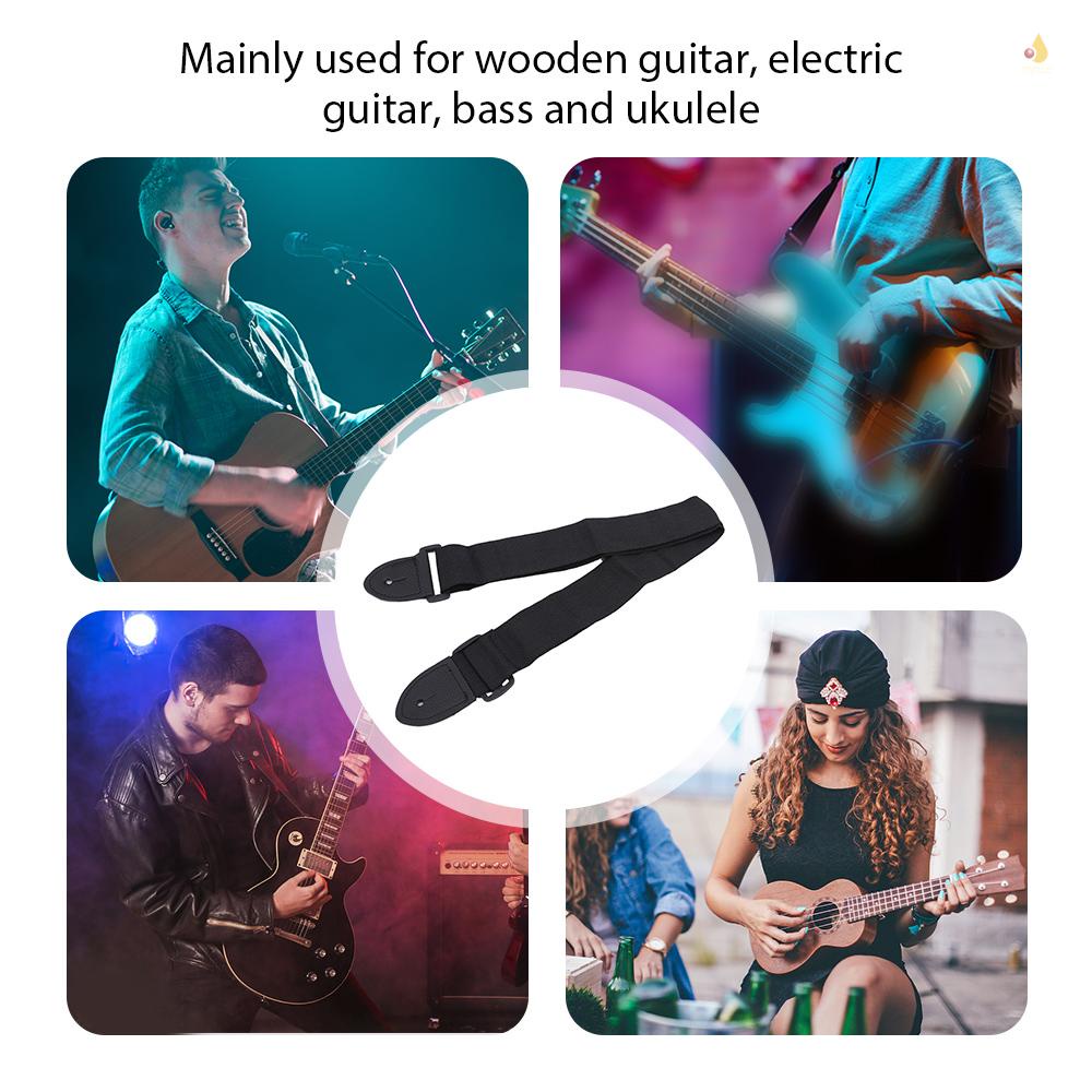 Dây Đeo Đàn Guitar Bass &amp; Guitar Điện Có Thể Điều Chỉnh Độ Dài