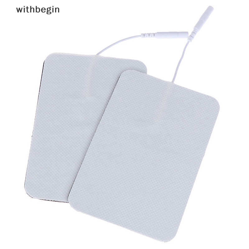 1 Cặp Miếng Dán Điện Cực 7 * 11 Có Thể Tái Sử Dụng Cho Máy Mát Xa Cơ Thể