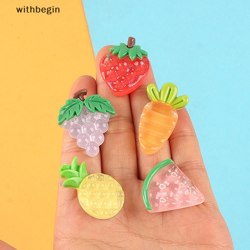 Keo Dạ Quang Hình Trái Cây Dễ Thương Dùng Trang Trí Ốp Điện Thoại