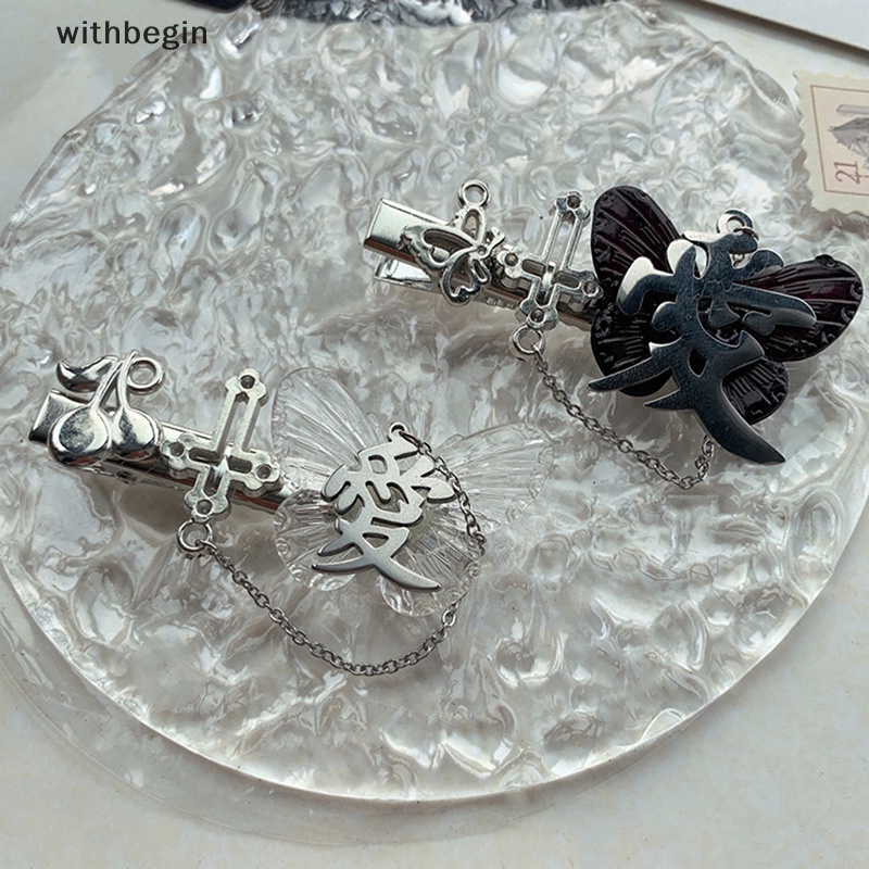 Kẹp Tóc Tua Rua Hình Bướm / Ngôi Sao / Cherry Dễ Thương Phong Cách Vintage