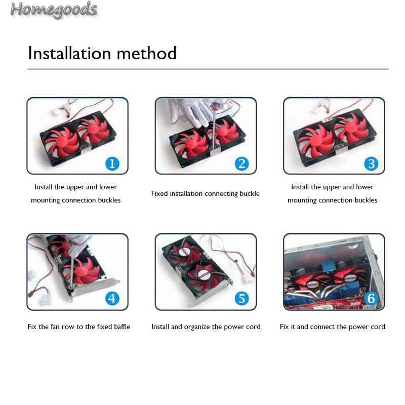 Giá Đỡ Quạt Tản Nhiệt Hai Khe 90mm 120mm 2023-Vn Để Bàn