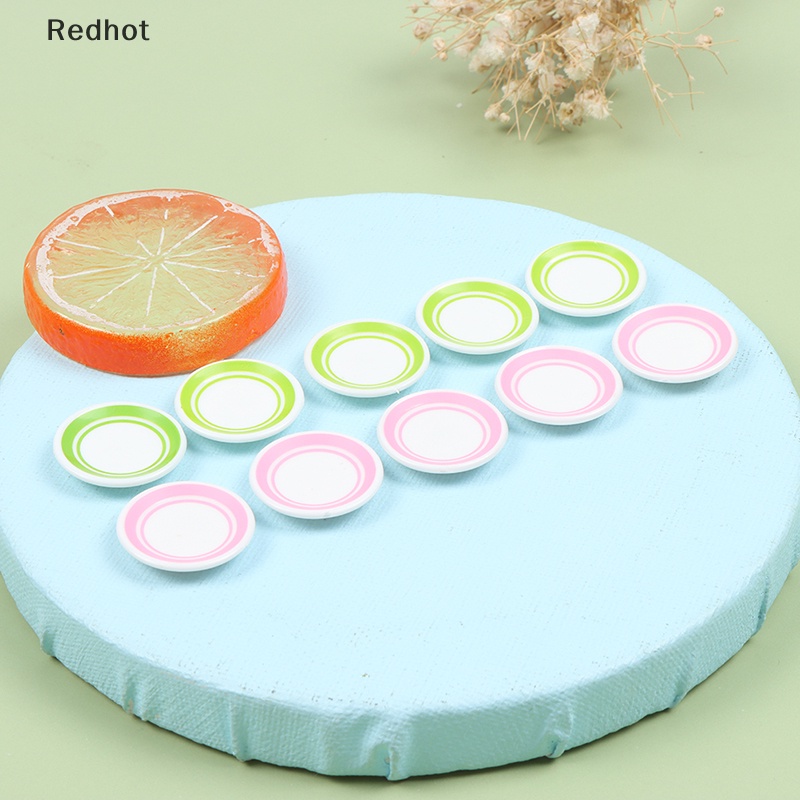 1 Bộ Chén Đĩa Đồ Ăn Mini Trang Trí Nhà Búp Bê