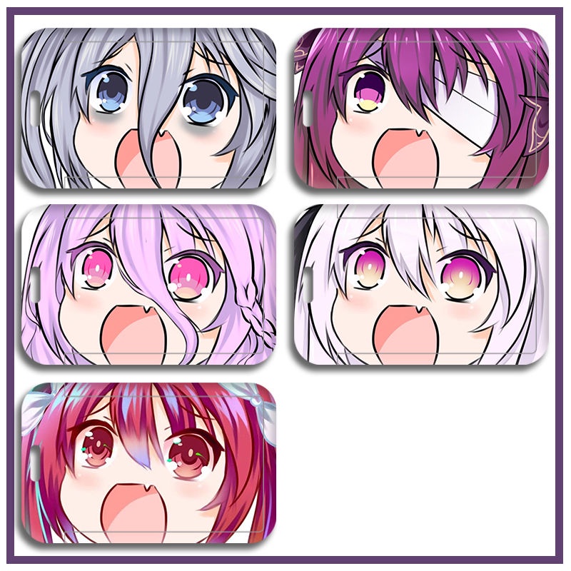 Vỏ Bọc Thẻ ID / Thẻ Ngân Hàng / Xe Bus Họa Tiết Hoạt Hình Date A Live DIY