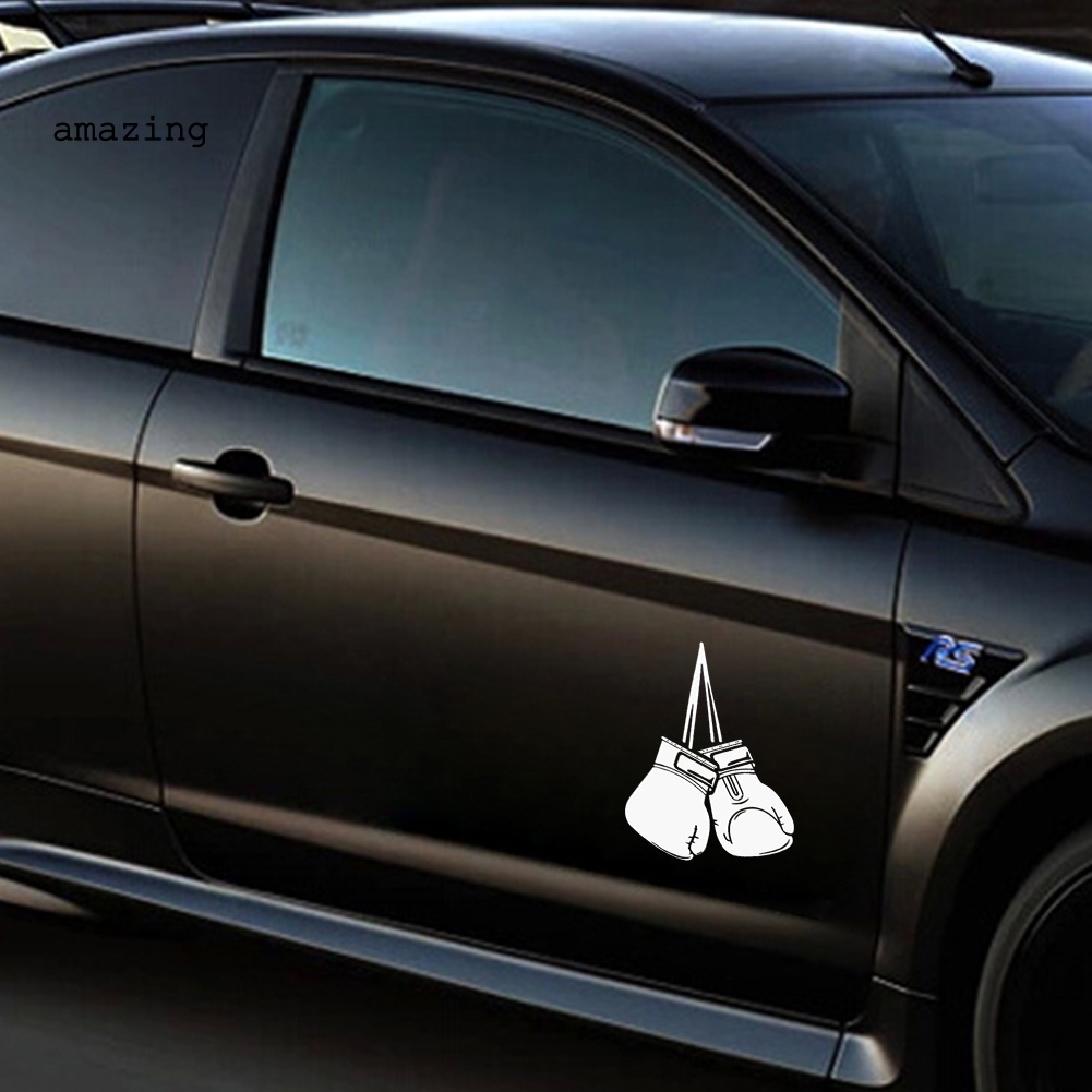 Miếng Dán Hình Găng Tay Boxing Độc Đáo Trang Trí Xe Hơi / Xe Tải