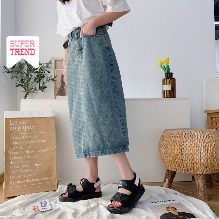 Giày Sandal Thể Thao Da PU Đế Bằng Thời Trang Đi Biển Năng Động