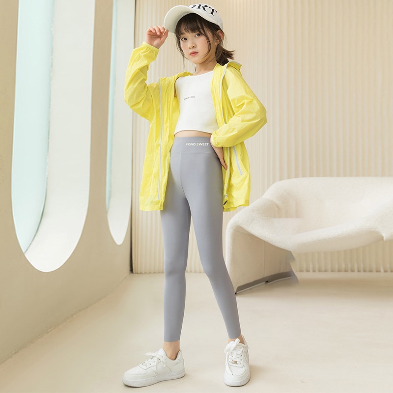 CATIMINI Quần Legging Dài Ôm Dáng Họa Tiết Cá Mập Phong Cách Hàn Quốc Cho Bé Gái