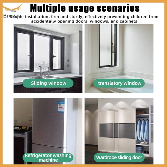 Ổ Khóa Tủ Lạnh Kèm Chìa Khóa Chống Kẹp Đa Năng An Toàn Cho Trẻ Em