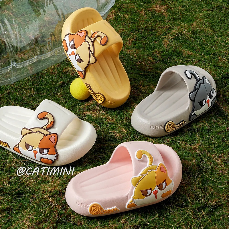 CATIMINI Dép Đi Trong Nhà Đế Dày Mềm Mại Họa Tiết Hoạt Hình Dễ Thương Cho Bé