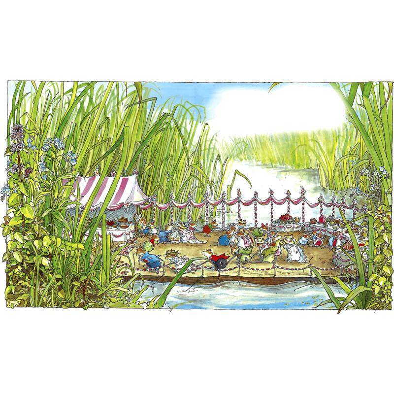 Tranh Vải Bạt Treo Tường Họa Tiết Câu Chuyện Mùa Hè Brambly Hedgehog Trang Trí Nhà Cửa