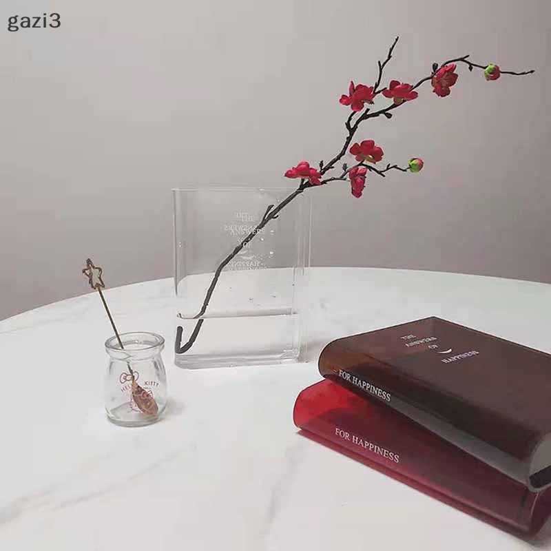 Lọ Hoa Bằng Acrylic Trong Suốt Dùng Trang Trí Nhà Cửa