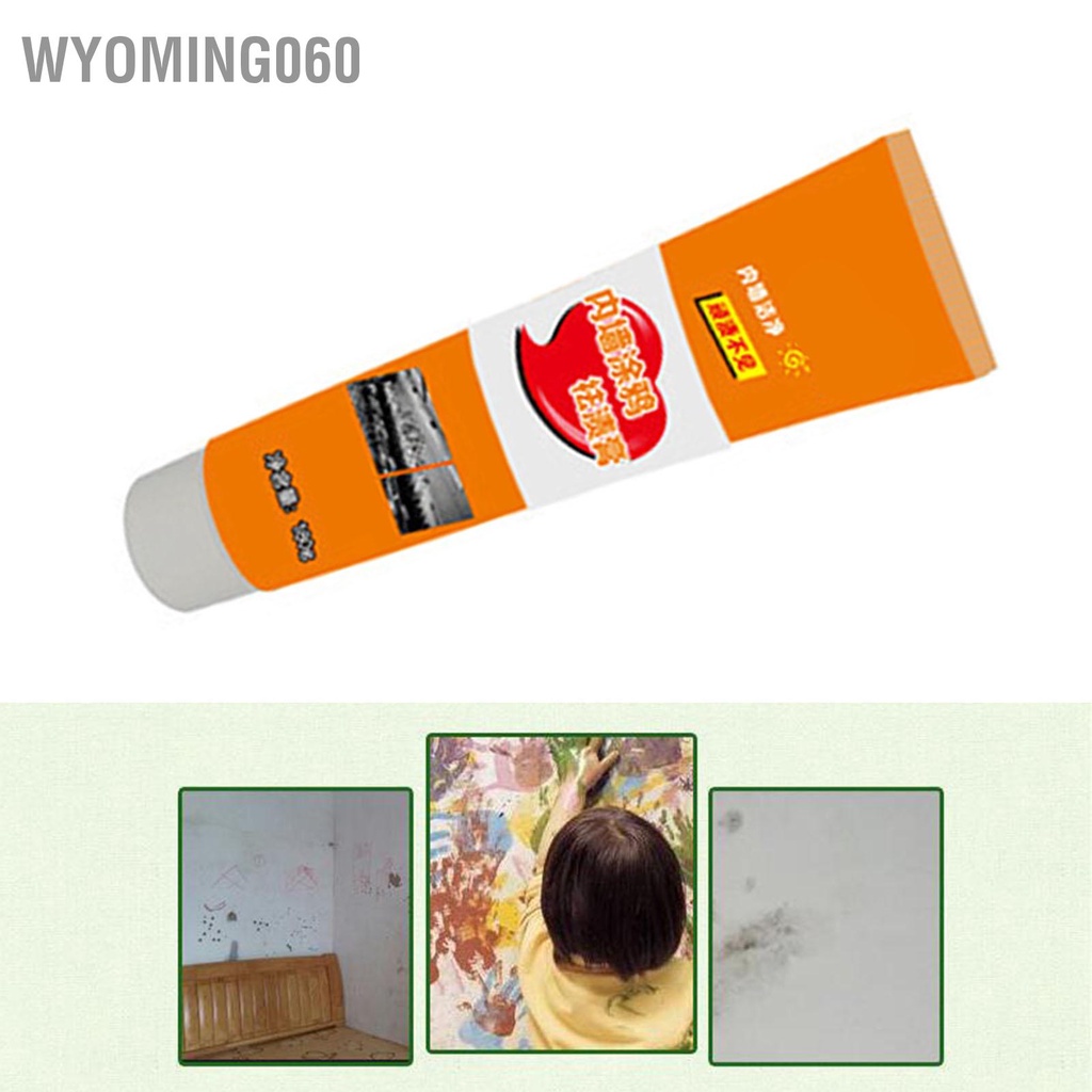 Wyoming060 Kem Làm Sạch Vết Bẩn Trên Tường Thiết Thực An Toàn Loại Bỏ Cho Nhà Hàng Khách Sạn 180ML