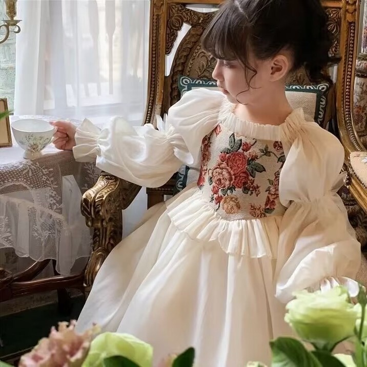 Đầm Công Chúa Thiết Kế Xinh Xắn Thời Trang Xuân Hè 2023 Cho Bé Gái