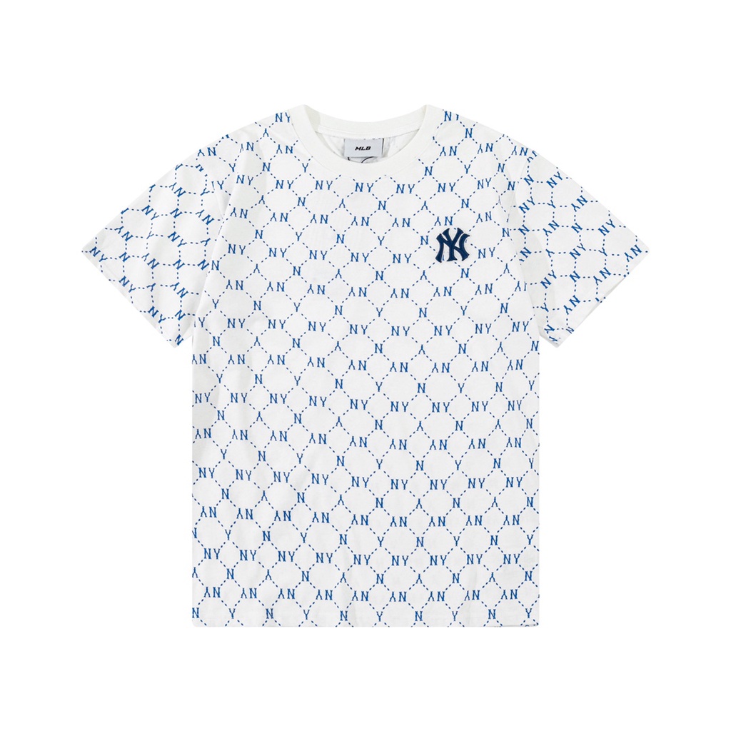 ❤❀  ❤ Áo Thun Cotton Ngắn Tay Thêu MLB NY Thời Trang Cao Cấp