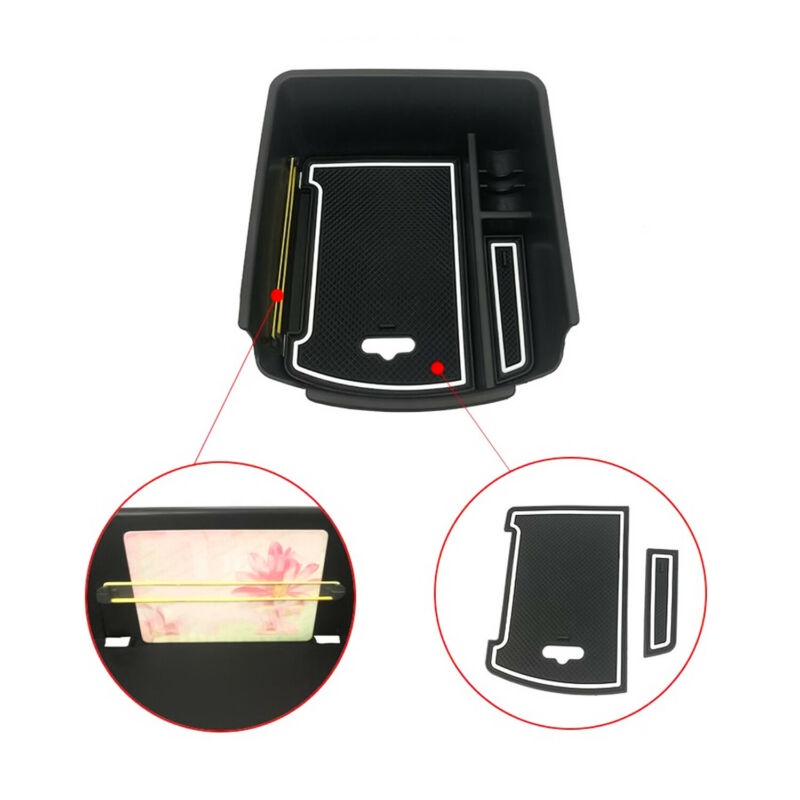 Hộp Đựng Tiền Xu Bằng ABS Tiện Dụng Cho Kia Celtos 2020 / Kia Seltos 2020