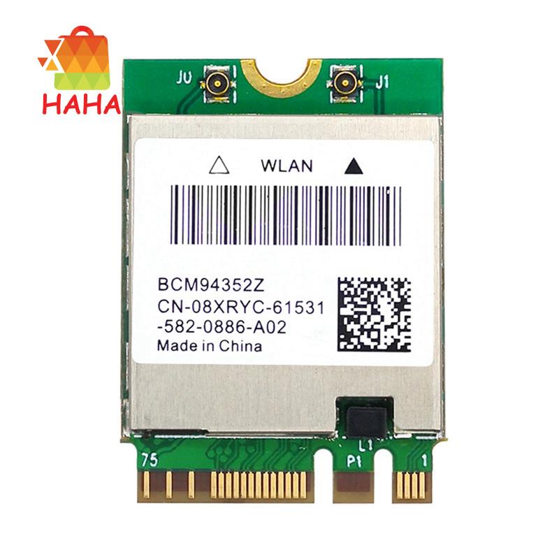 Thẻ Mạng WIFI Không Dây BCM94352Z NGFF M.2 1200Mbps Bluetooth4.0 NGFF 802.11Ac Wlan DW1560