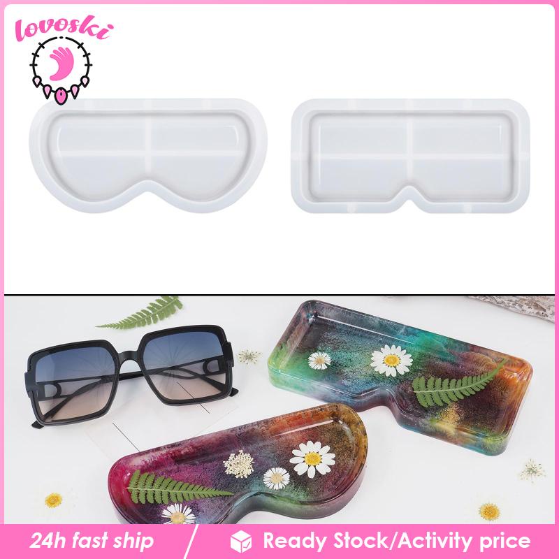 Bộ 2 Khuôn Silicone Làm Mắt Kính DIY Tiện Dụng