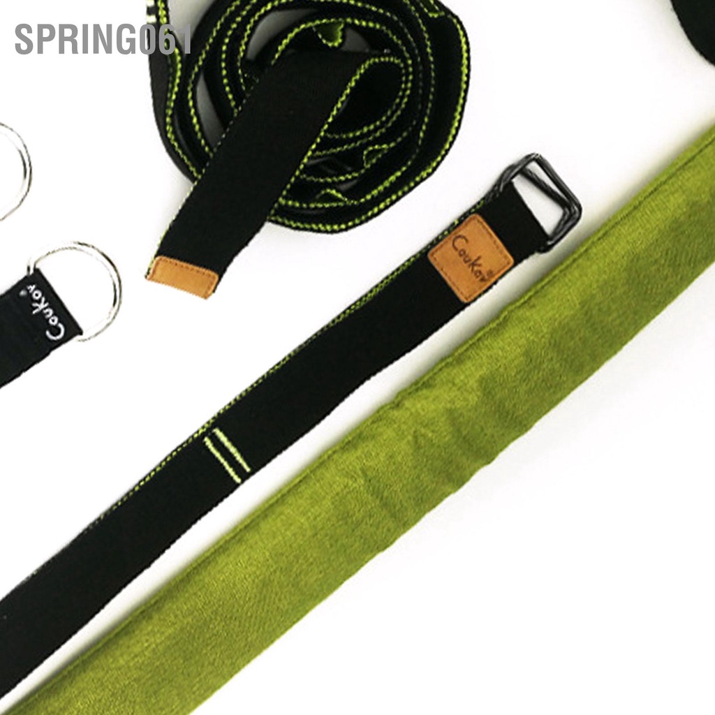 Spring061 Dây Tập Yoga Kéo Dài Lưng Đa Năng Uốn Cong Hỗ Trợ Huấn Luyện Cửa Eo Chân Co Giãn Đeo Cho Khiêu Vũ Gym