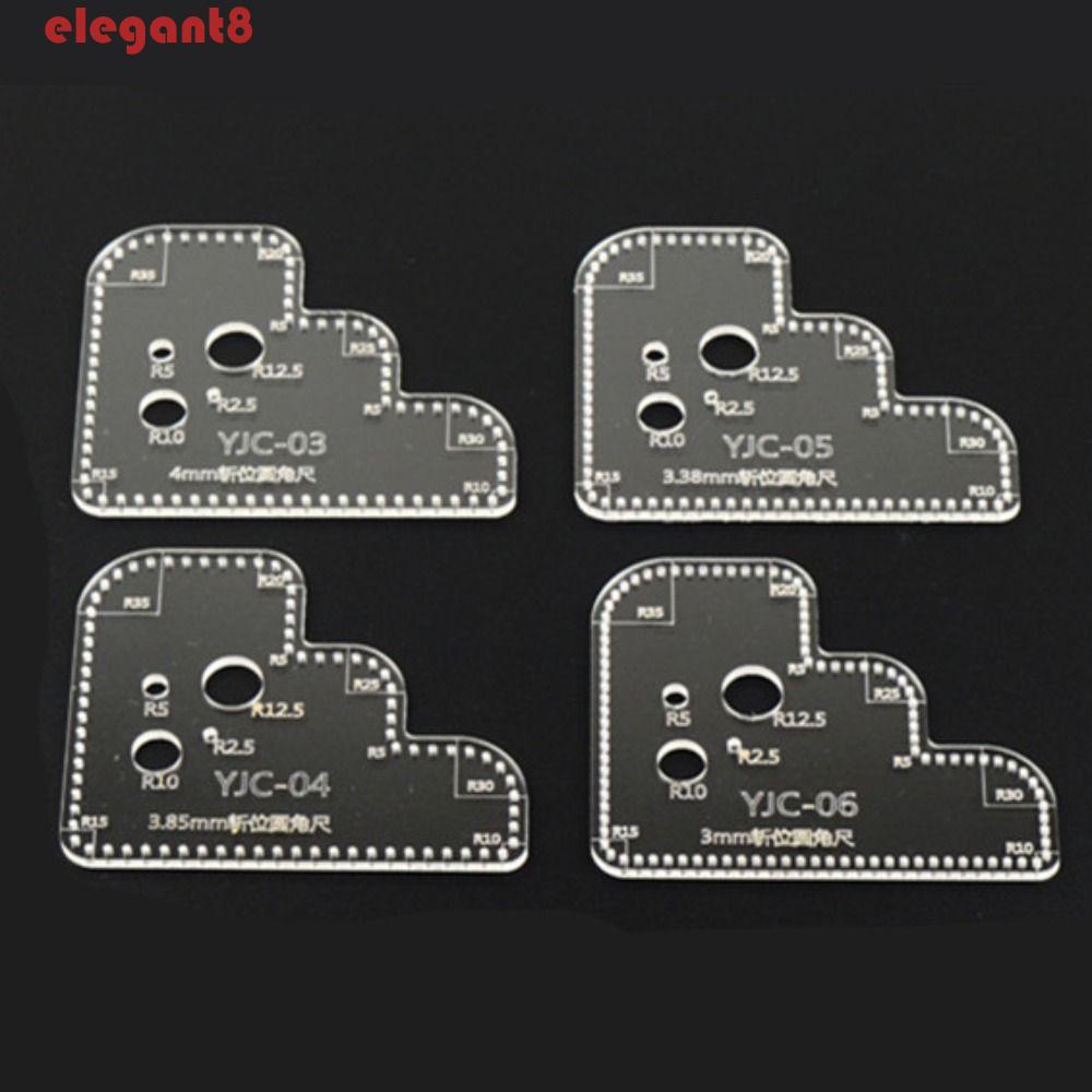 Khuôn Acrylic Dập Nổi Họa Tiết Góc Bằng Da Trang Trí Sổ Tay DIY