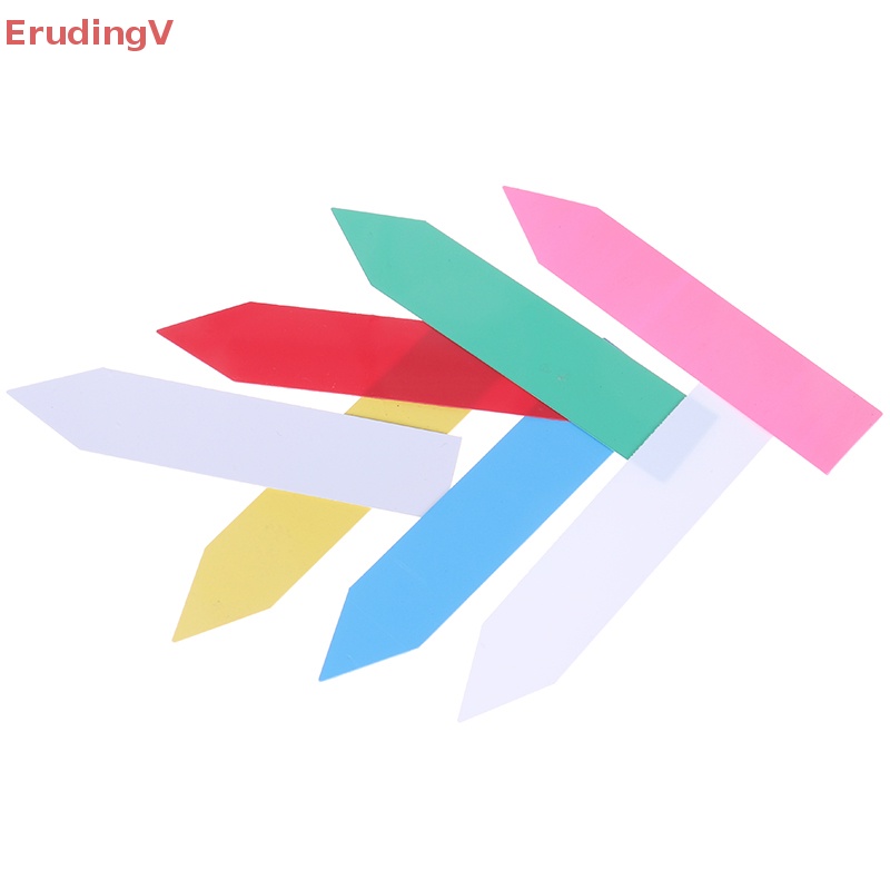 Bộ 100 Thẻ Nhựa Đánh Dấu Cây Trồng Kích Thước 10x2cm Tiện Dụng Cho Sân Vườn