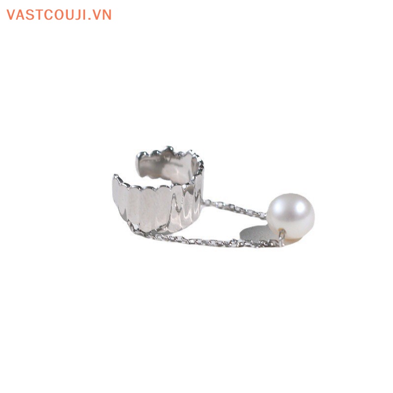 1 Cặp Khuyên Kẹp Vành Tai Không Cần Xỏ Lỗ Họa Tiết Hoa VASTJI Thời Trang Cho Nữ VN