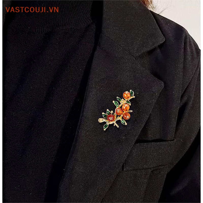 Ghim Cài Áo Đính Pha Lê Lãng Mạn Thời Trang Cho Nữ